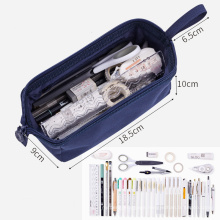 Pencil Case Student Stationery Pouch Bag Office Storage Organizer Coin Pouch Cosmetic Bag